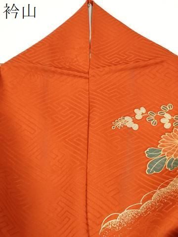 平和屋着物●豪華振袖　駒刺繍　浜松風景文　金彩　正絹　逸品　CABM4679yc