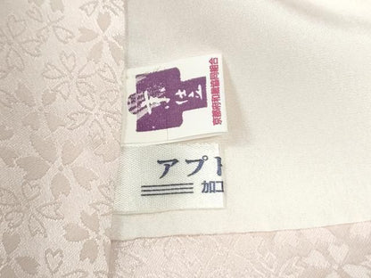 平和屋着物●豪華振袖　雪輪舞花文　暈し染め　金彩　正絹　逸品　CABM4681yc