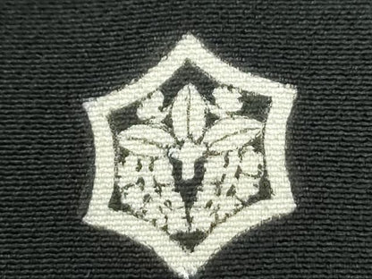 平和屋着物●本加賀友禅作家　押田正義　黒留袖　扇面鳳凰亀甲花文　正絹　逸品　CABM4682yc