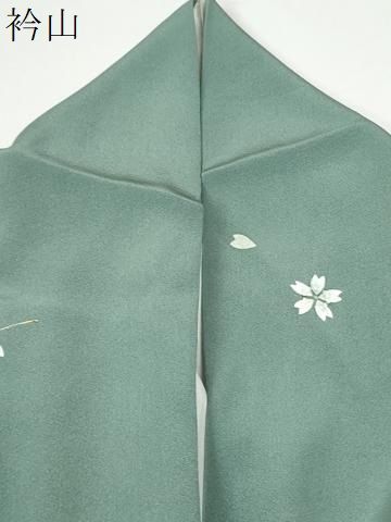 平和屋着物●上質な小紋　舞桜文　正絹　逸品　CABM4683yc