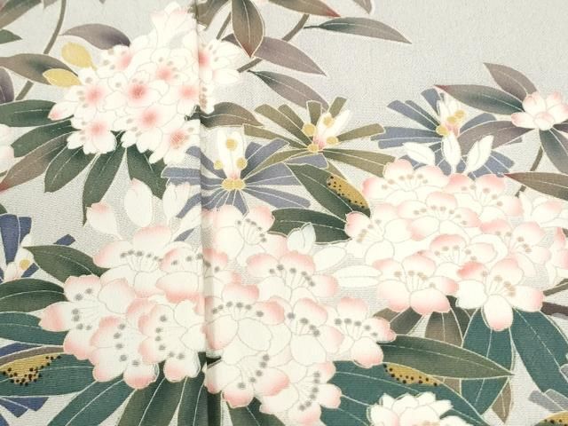 平和屋着物●豪華色留袖　友禅　浜松枝花文　暈し染め　正絹　逸品　CABM4716yc