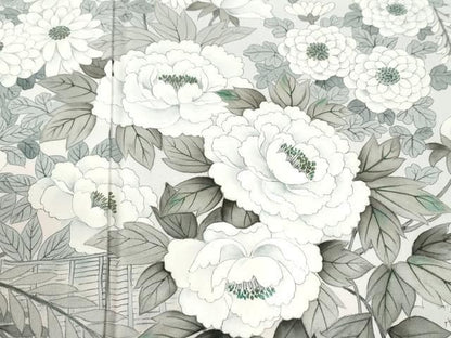 平和屋着物●豪華色留袖　高橋一海　牡丹花車文　暈し染め　金彩　正絹　逸品　CABM4718yc