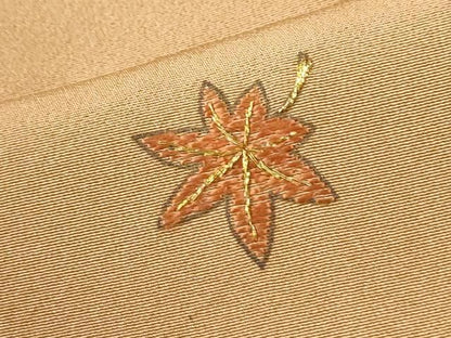 平和屋着物●豪華色留袖　総刺繍　吹き寄せ花文　金糸　正絹　逸品　CABM4736yc