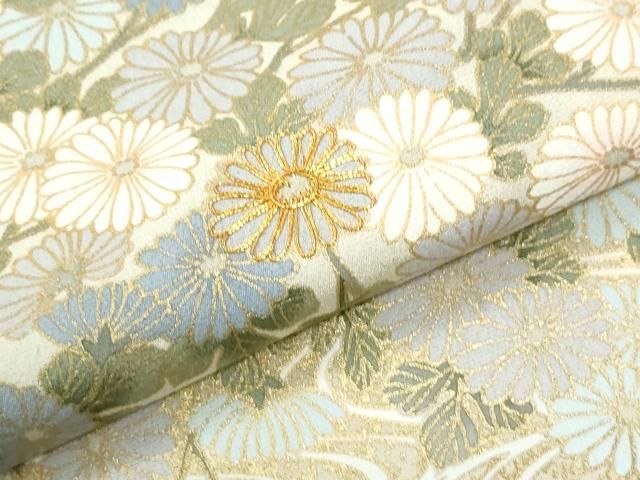 平和屋着物●豪華色留袖　駒刺繍　流水枝垂れ柳枝花文　暈し染め　金彩　正絹　逸品　CABM4746yc