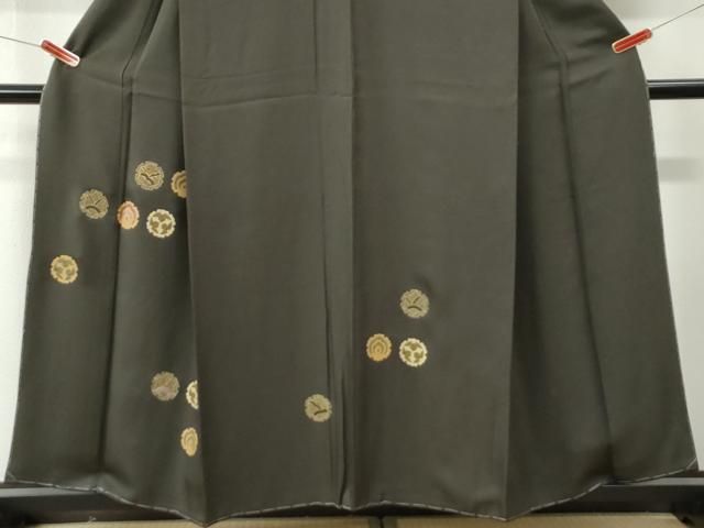 平和屋着物●訪問着　刺繍　雪輪吉祥文　金彩　正絹　逸品　未使用　CABM4762yc