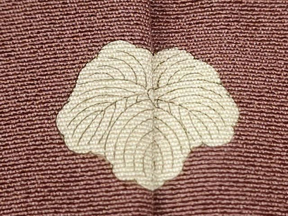 平和屋着物●訪問着　作家物　枝花文　暈し染め　金彩　正絹　逸品　CABM4767yc