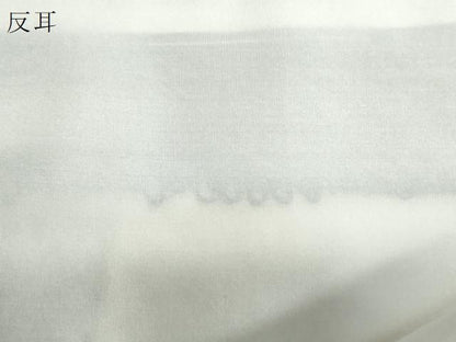 平和屋着物●白鷹お召　訪問着　間道　正絹　逸品　CABM4770yc