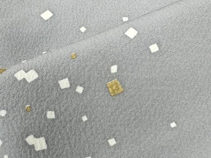 平和屋着物●上質な小紋　箔散らし　金彩　正絹　逸品　CABM4777yc