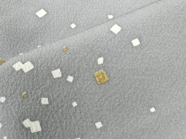 平和屋着物●上質な小紋　箔散らし　金彩　正絹　逸品　CABM4777yc