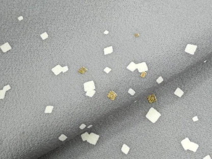 平和屋着物●上質な小紋　箔散らし　金彩　正絹　逸品　CABM4777yc
