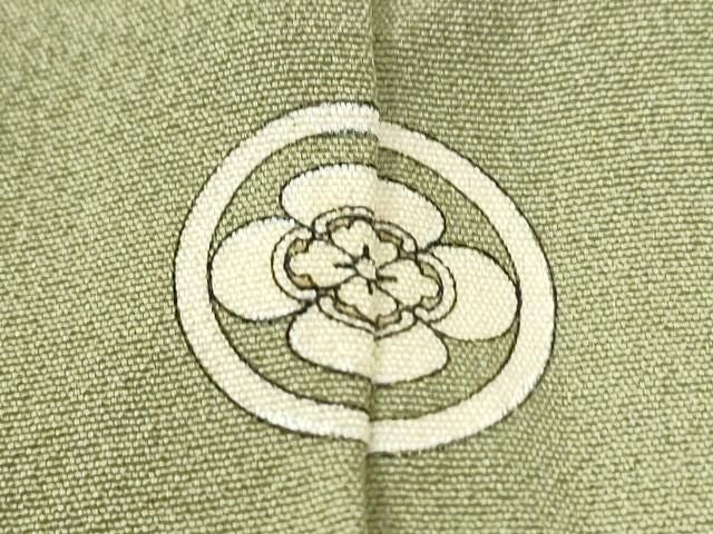 平和屋着物●中国三大刺繍　蘇州刺繍　色留袖　作家物　陶器菊花文　金糸　正絹　逸品　CABM4784yc