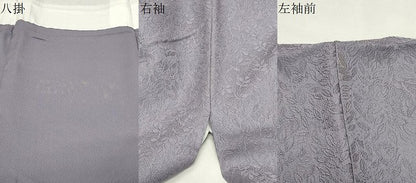 平和屋着物●上質な色無地　舞葉地紋　薄色　正絹　逸品　CABM4829gh