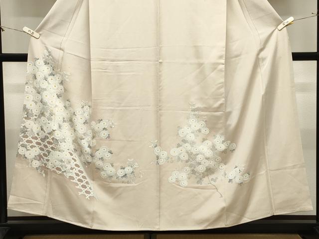 平和屋着物●訪問着　籬花文　暈し染め　正絹　逸品　未使用　CABM4904gh