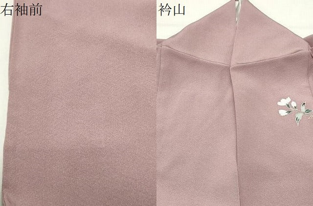 平和屋着物●訪問着　友禅　作家物　風景花文　正絹　逸品　CABM4908gh