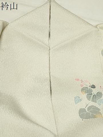 平和屋着物●訪問着　草花文　暈し染め　正絹　逸品　CABM4921gh