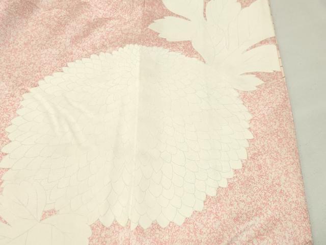 平和屋着物●豪華振袖　駒刺繍　菊花文　金彩　正絹　逸品　CABM4937gh