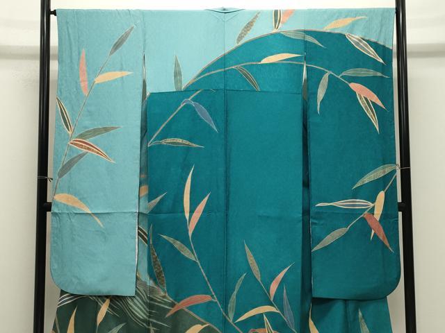 平和屋着物●豪華振袖　駒刺繍　片輪車文　金彩　正絹　逸品　CABM4941gh