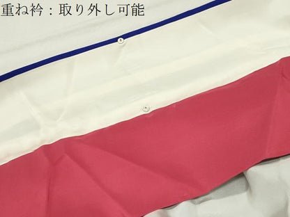 平和屋着物●豪華振袖　花鳥文　暈し染め　金銀彩　ラインストーン　鈴乃屋扱い　正絹　逸品　CABM4947gh