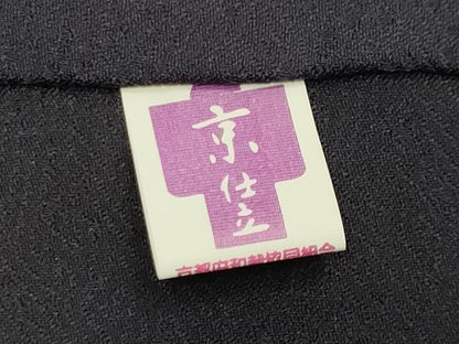 平和屋着物●訪問着　作家物　手描き　人物風景文　暈し染め　金彩　正絹　逸品　未使用　CABM4962gh