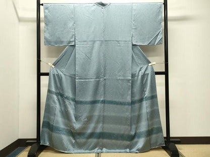 平和屋着物●色留訪問着　刺繍　吹き寄せ文　暈し染め　金銀彩　正絹　逸品　未使用　CABM4964gh
