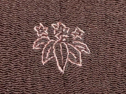 平和屋着物●訪問着　刺繍　跳兎　暈し染め　金彩　鬼しぼ縮緬　正絹　逸品　CABM4986gh