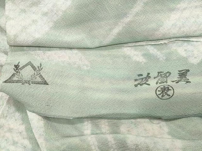 平和屋着物●上質な小紋　斜線文　仮絵羽　正絹　逸品　未使用　CABM4993gh