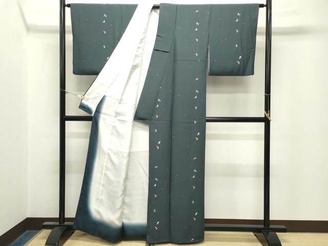 平和屋着物●上質な小紋　瓢箪　正絹　逸品　CABM5003gh