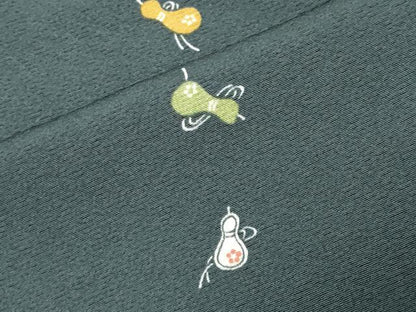 平和屋着物●上質な小紋　瓢箪　正絹　逸品　CABM5003gh