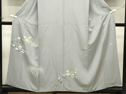 平和屋着物●訪問着　友禅　作家物　枝花文　暈し染め　正絹　逸品　CABM5008gh
