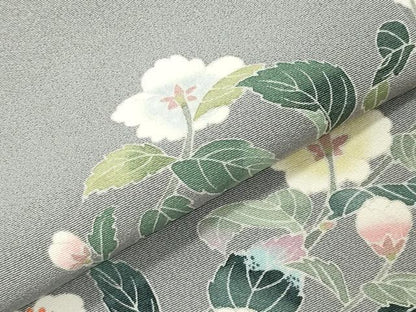 平和屋着物●訪問着　友禅　作家物　枝花文　暈し染め　正絹　逸品　CABM5008gh