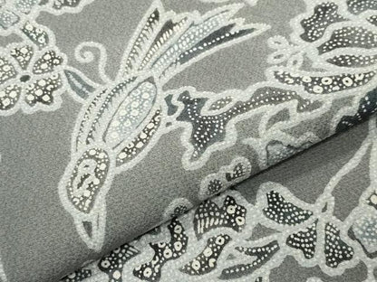平和屋着物●小林文次郎　訪問着　花鳥文　暈し染め　正絹　逸品　CABM5019gh
