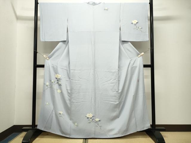 平和屋着物●本加賀友禅作家　牧野顕三　訪問着　枝花文　暈し染め　正絹　逸品　CABM5022gh