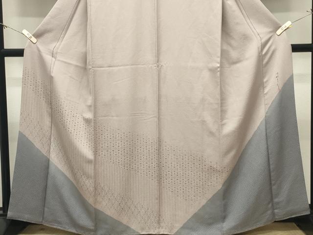 平和屋着物●二代目 川村久太郎　訪問着　幾何学文様　正絹　逸品　CABM5028gh