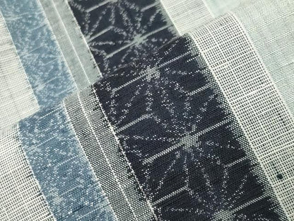 平和屋着物●上質な紬　麻の葉間道　京王百貨店扱い　正絹　逸品　CABM5034gh