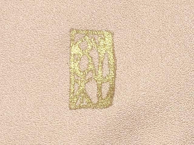 平和屋着物●友禅作家　大槻純　訪問着　鼓流水花文　暈し染め　金銀彩　正絹　逸品　CABM5041gh