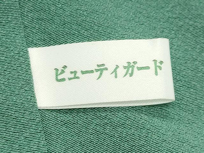 平和屋着物●上質な色無地　柳染色　正絹　逸品　CABM5069gh