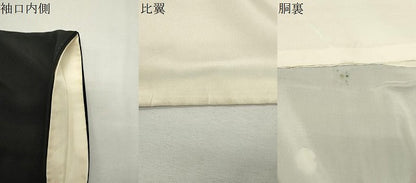 平和屋着物●本加賀友禅作家　寺西一紘　黒留袖　風景文　正絹　逸品　CABM5082gh