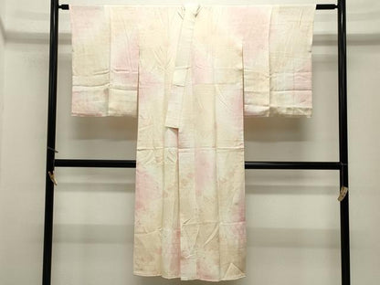 平和屋着物●長襦袢　袷　鈴舞桜文　暈し染め　やまと誂製　正絹　逸品　CABM5083gh