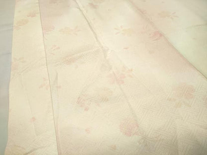 平和屋着物●長襦袢　袷　鈴舞桜文　暈し染め　やまと誂製　正絹　逸品　CABM5083gh