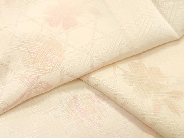 平和屋着物●長襦袢　袷　鈴舞桜文　暈し染め　やまと誂製　正絹　逸品　CABM5083gh