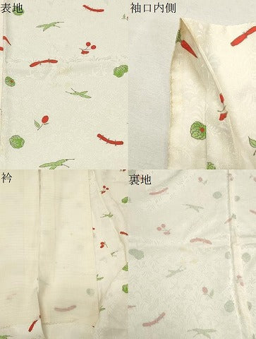 平和屋着物●長襦袢　無双仕立て　成り物　正絹　逸品　CABM5084gh