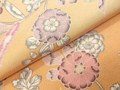 平和屋着物●訪問着　辻が花　暈し染め　鬼しぼ縮緬　正絹　逸品　CABM5092gh
