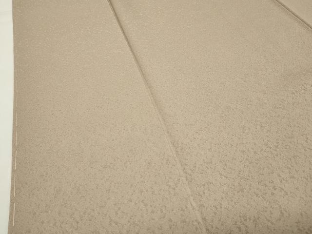平和屋着物●上質な色無地　霞地紋　枯色　正絹　逸品　未使用　CABM5106gh