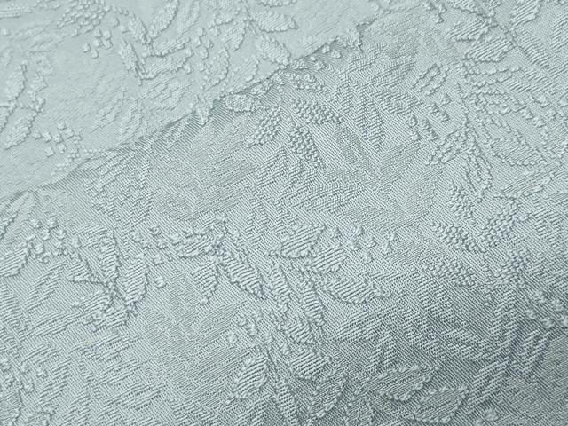 平和屋着物●上質な色無地　南天地紋　秘色色　正絹　逸品　CABM5107gh
