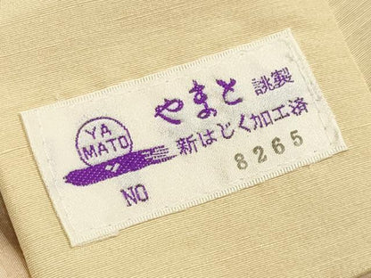 平和屋着物●長襦袢　無双仕立て　紬地　縞　やまと誂製　正絹　逸品　CABM5115gh