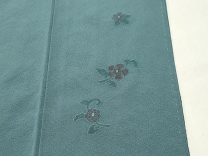 平和屋着物●中国三大刺繍　蘇州刺繍　総刺繍　訪問着　花唐草文　金糸　正絹　逸品　CABM5118gh