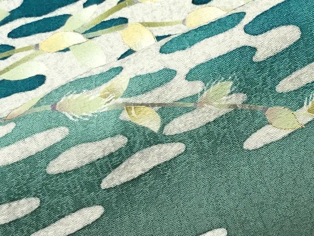 平和屋着物●訪問着　草木文　暈し染め　金彩　正絹　逸品　CABM5123gh