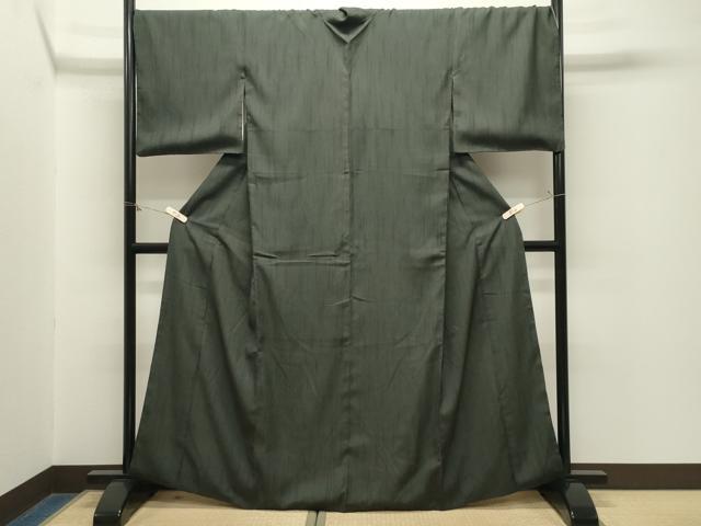 平和屋着物●上質な色無地　仙斎茶色　正絹　逸品　CABM5131gh