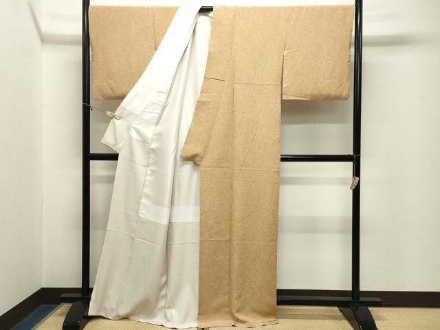 平和屋着物●上質な小紋　霞文　正絹　逸品　CABM5132gh