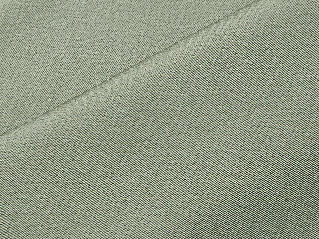 平和屋着物●上質な色無地　青白橡色　正絹　逸品　CABM5135gh